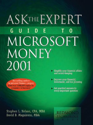 cover image of Ask the Expert Guide to Microsoft Money 2001